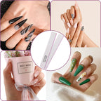 Manicure set for poly nail extension gel and tips