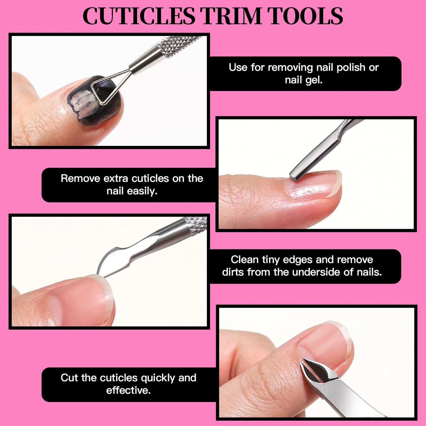 Complete manicure and pedicure tool set by Fandamei