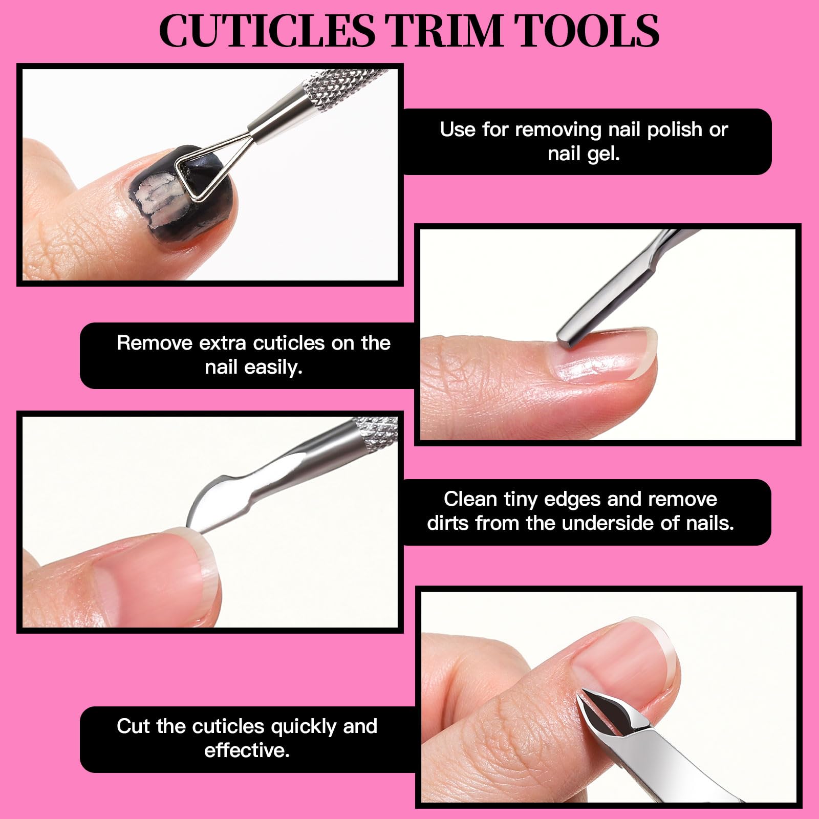 Complete manicure and pedicure tool set by Fandamei
