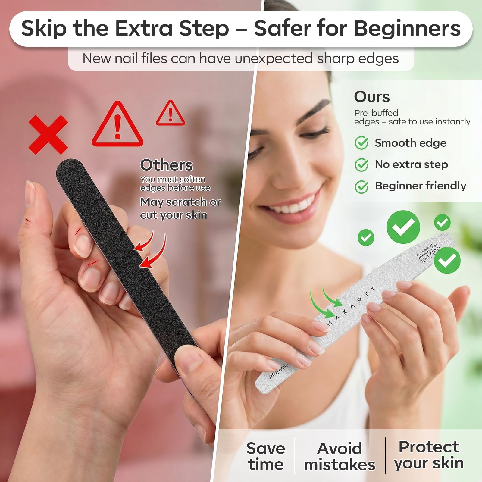 Makartt manicure kit for gel and acrylic nail removal