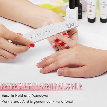 Full set of 10 Makartt professional nail grooming tools