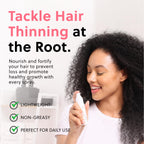 ForChics hormone free hair serum bottle side profile