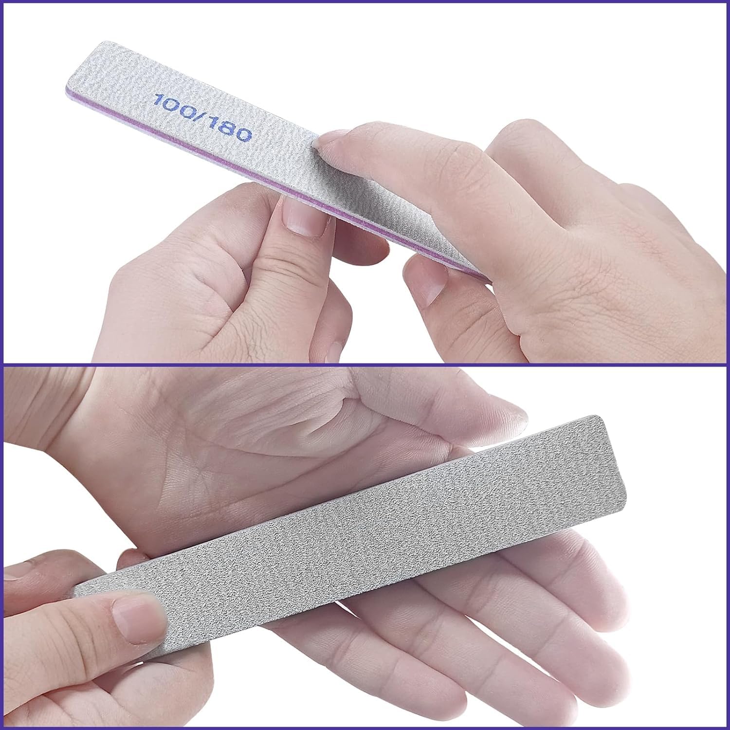 Washable emery boards for manicure and pedicure grooming