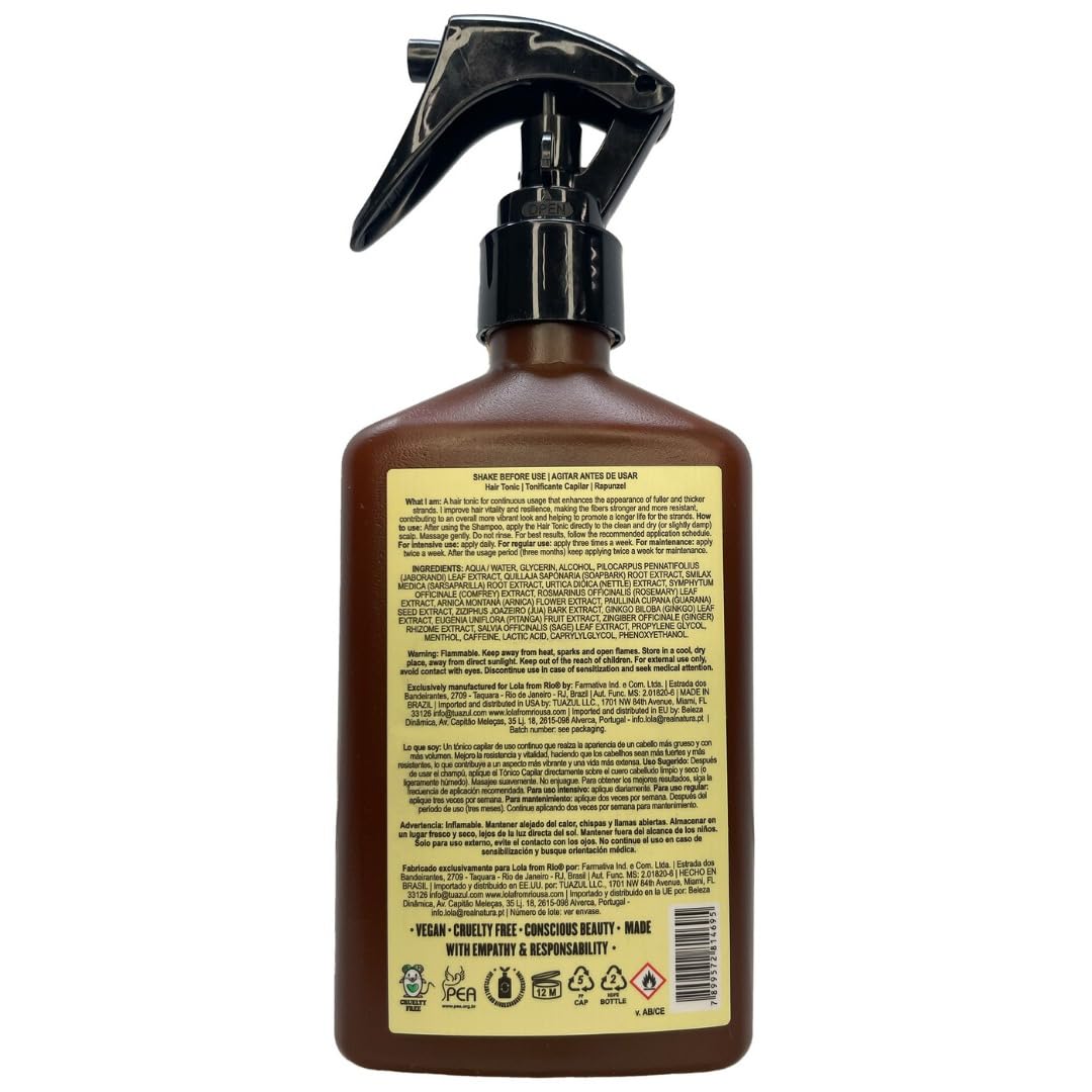 Lola Cosmetics Rapunzel leave in scalp mist bottle for fine hair