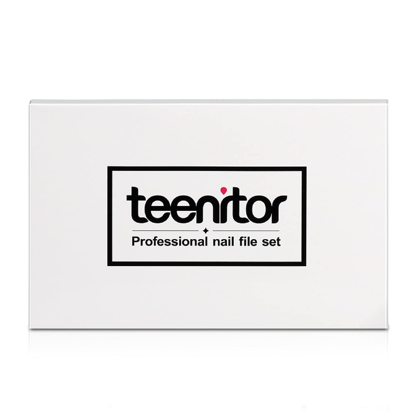 Teenitor nail file and buffer kit retail packaging view