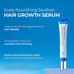 Seapuri hair loss serum highlighting built-in roller applicator