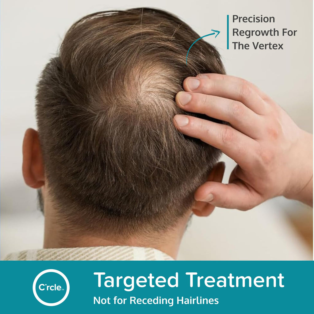 C'rcle Regoxidine hair thinning treatment cans side angle