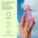 Evereden hair and body mist aesthetic packaging details