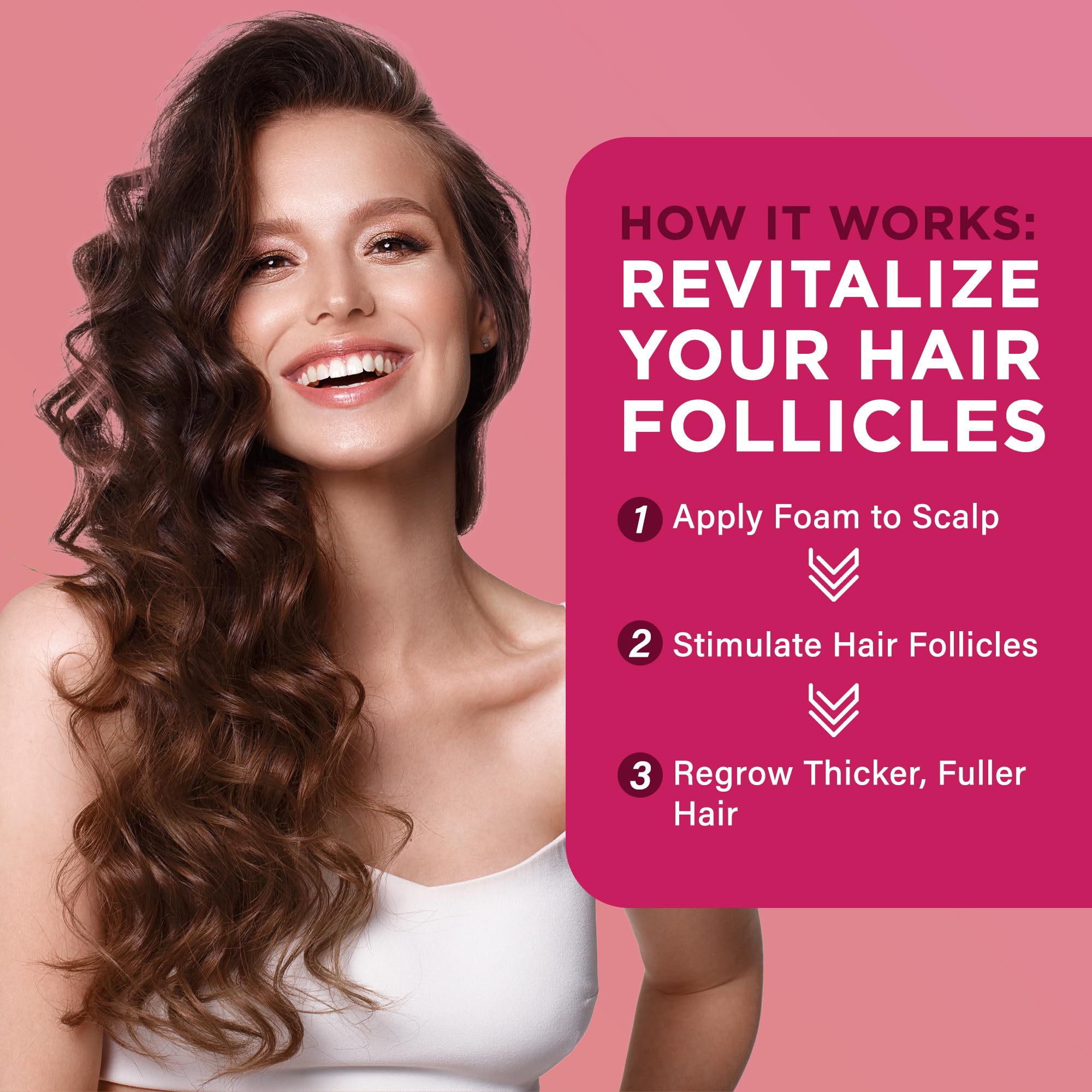 Regaine hair regrowth treatment foam canisters side by side showcasing the extra strength formula
