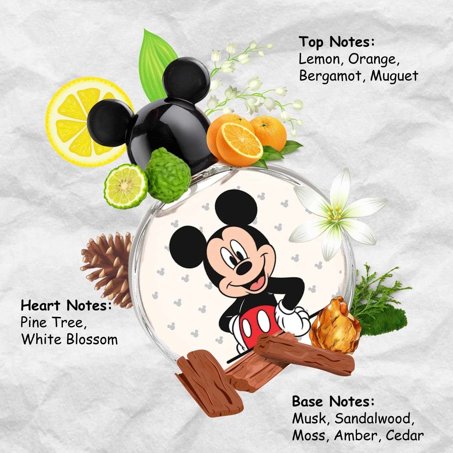 Imported Disney Mickey Mouse kids fragrance spray made in Spain