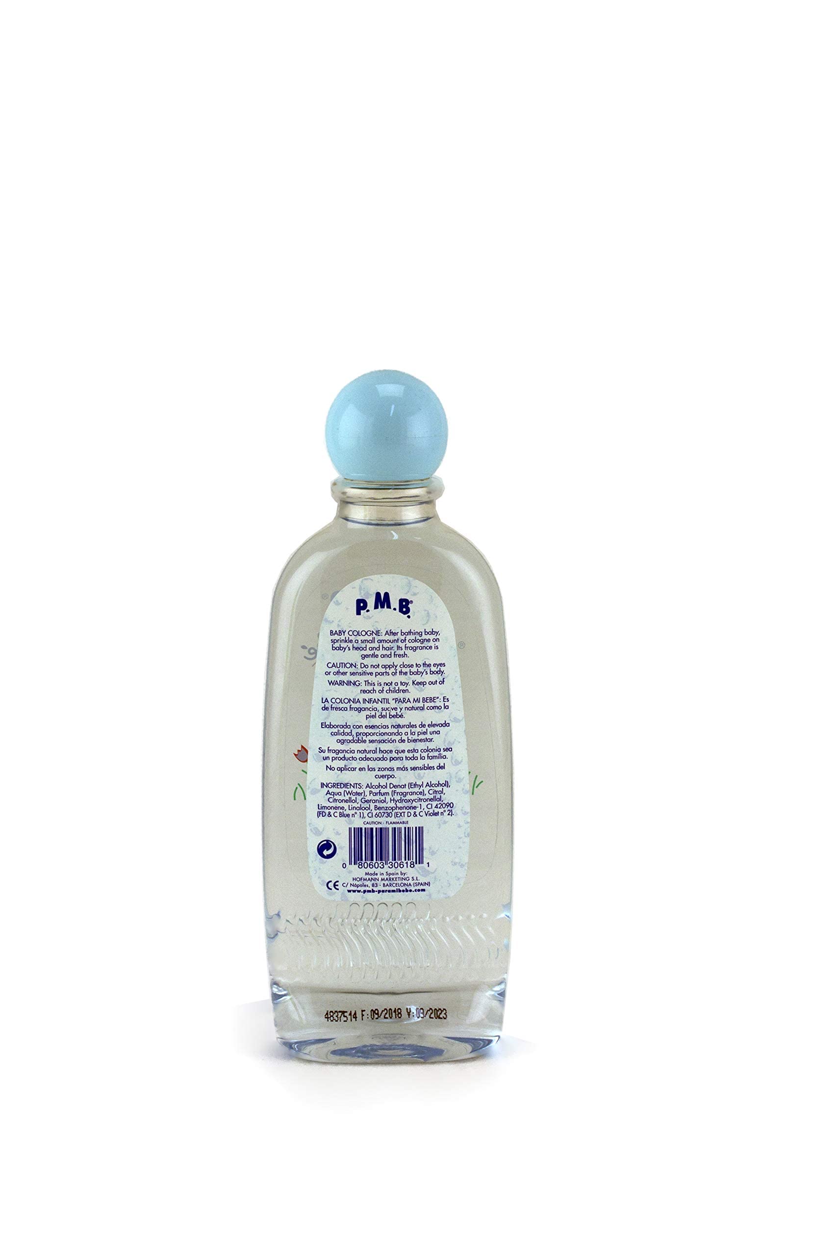 Para Mi Bebe Blue Azul baby cologne for boys 8.3 Ounce packaging