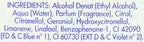 Authentic Para Mi Bebe Spanish formula splash cologne ingredients label