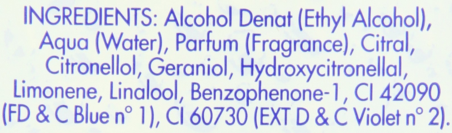 Authentic Para Mi Bebe Spanish formula splash cologne ingredients label