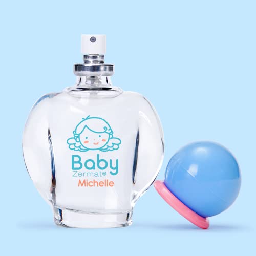 Zermat Baby Michelle perfume bottle detailing the hypoallergenic product label