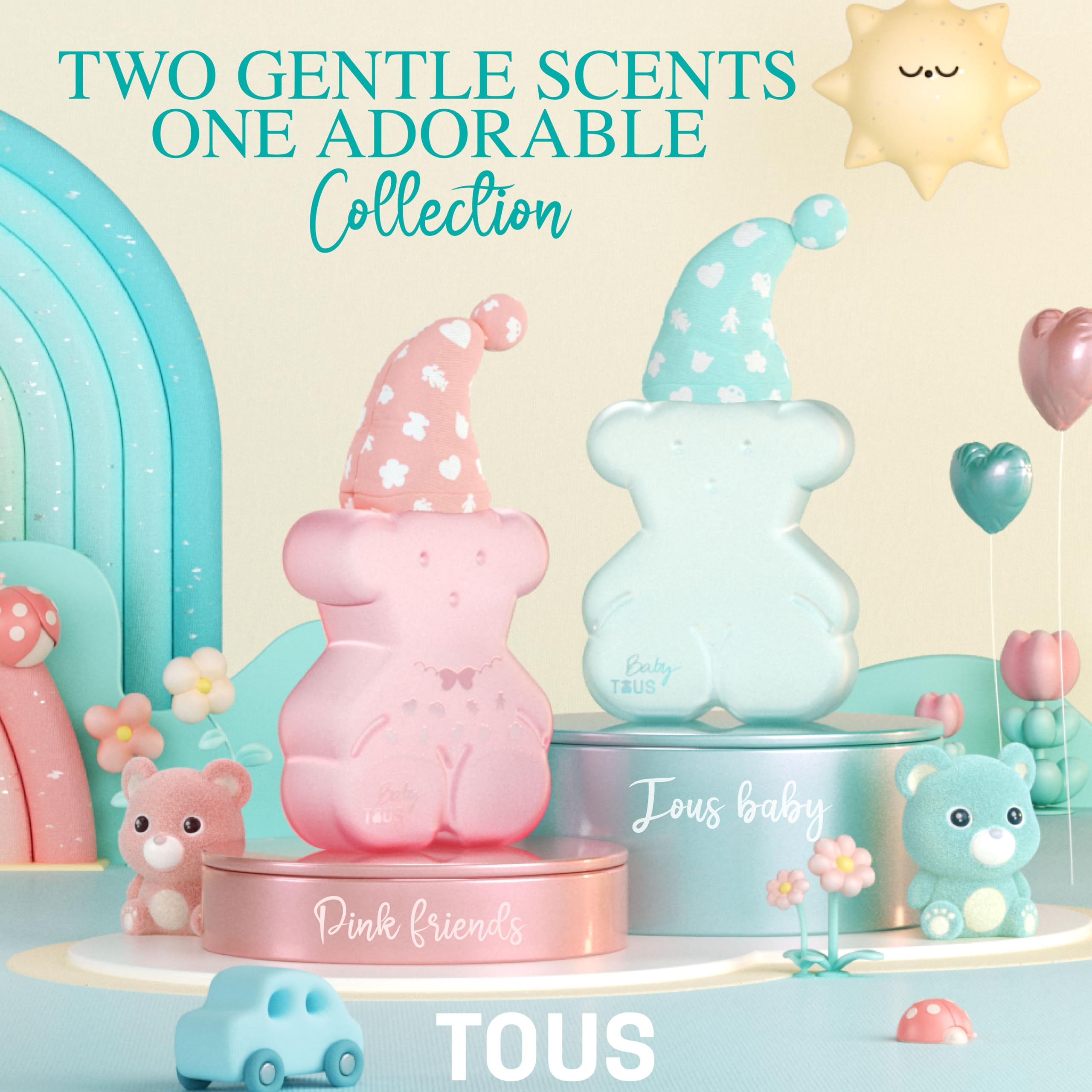 Tous Baby fresh powdery toddler perfume spray bottle packaging detail