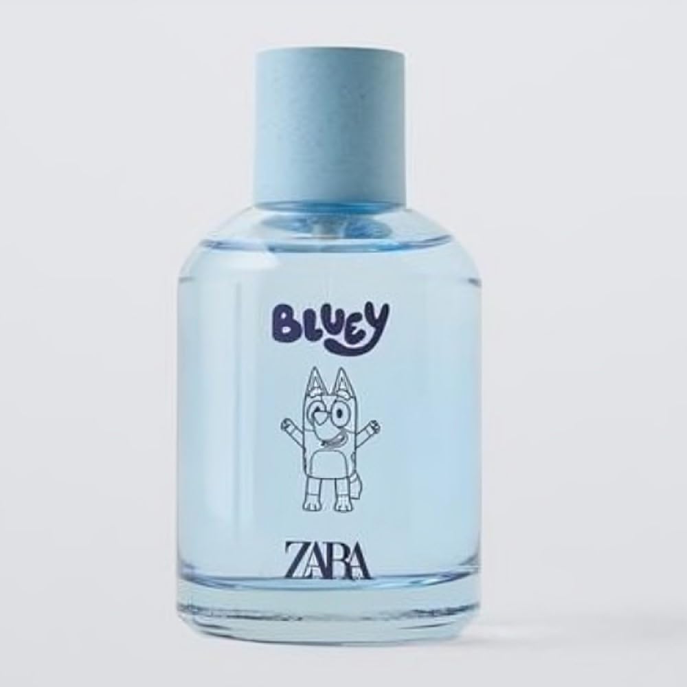Authentic USA imported Bluey eau de toilette 100ml collectible bottle layout