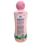 Close up look at the gentle formula details on the pink Arrurru Naturals baby fragrance container.