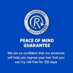 Authentic USA sourced Rogaine hair regrowth product box packaging