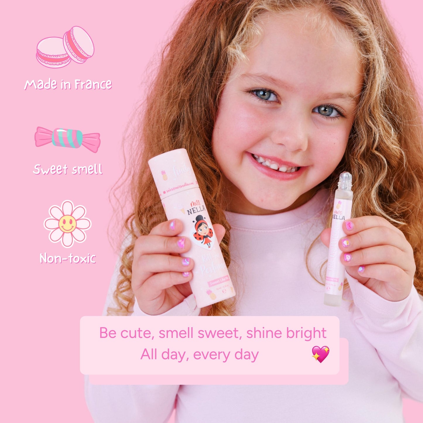 Tropical mango scented kids perfume oil with roll on applicator