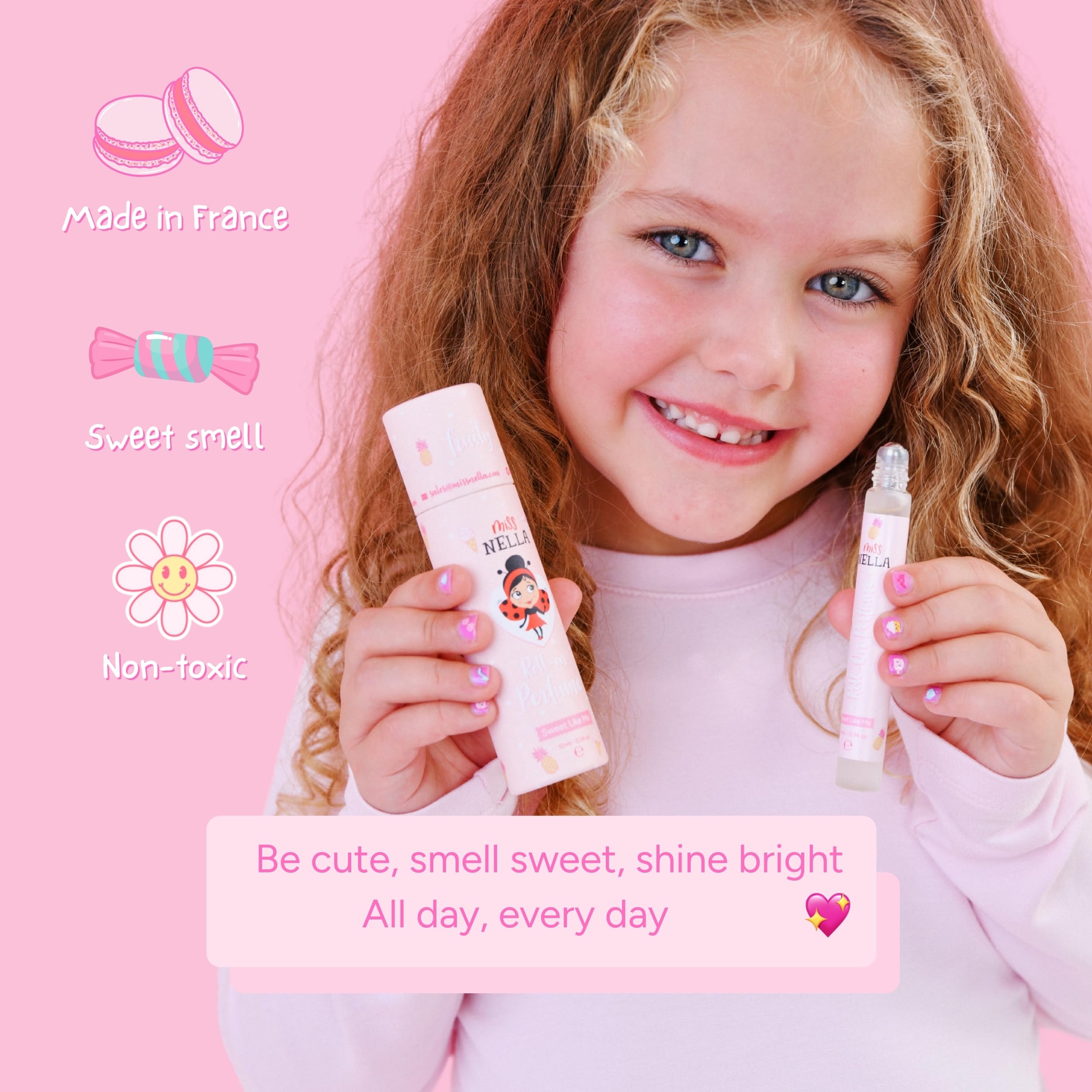 Tropical mango scented kids perfume oil with roll on applicator
