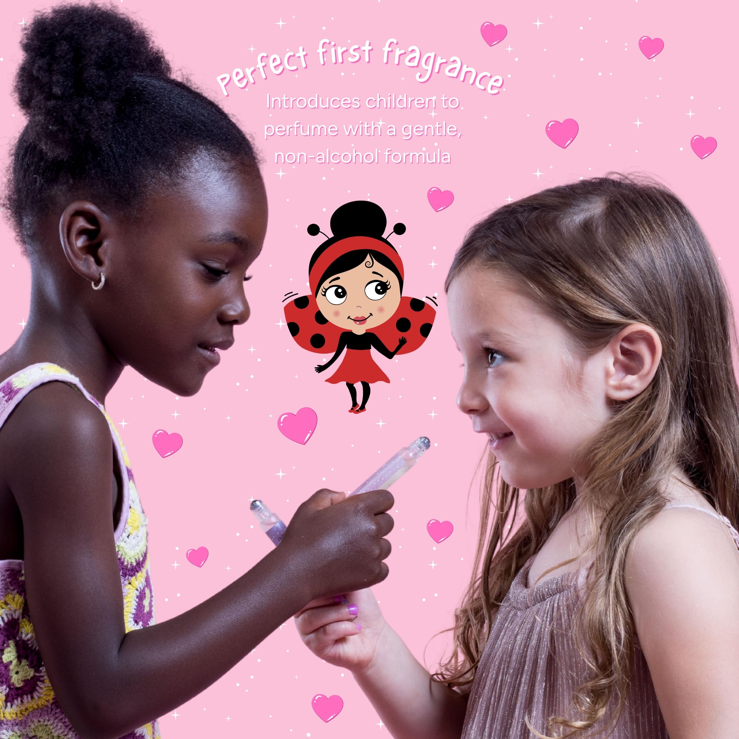 Hypoallergenic skin friendly roll on perfume for toddlers and children