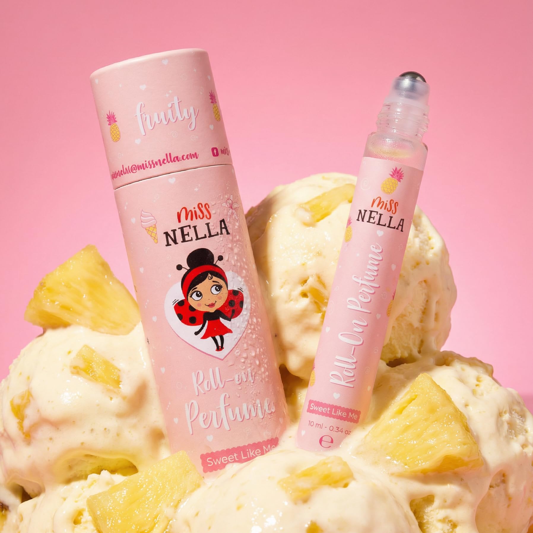 Alcohol free gentle tropical mango scent for girls and teens