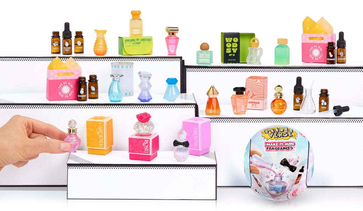 Step by step demonstration of mixing custom perfume formulas using the collector guide instructions.