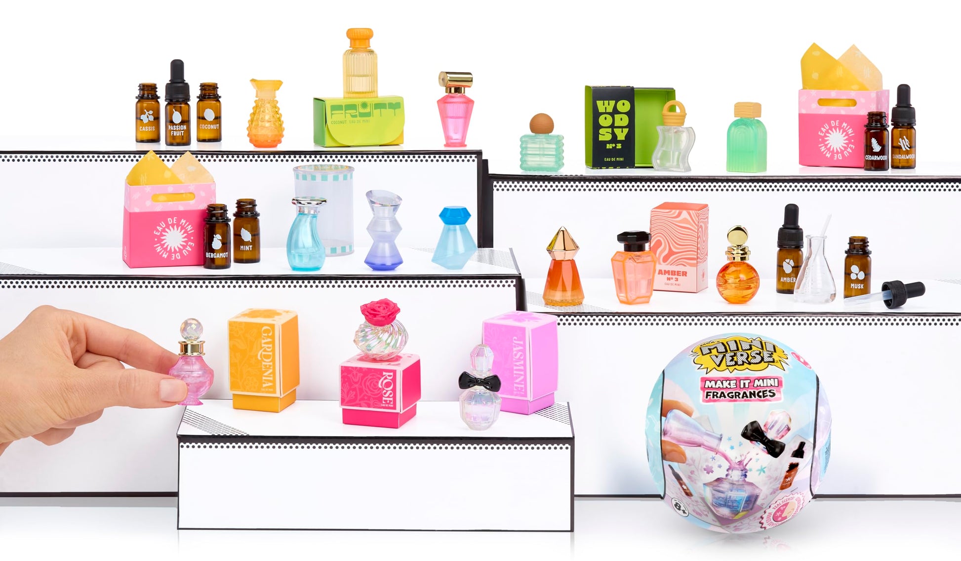 Step by step demonstration of mixing custom perfume formulas using the collector guide instructions.