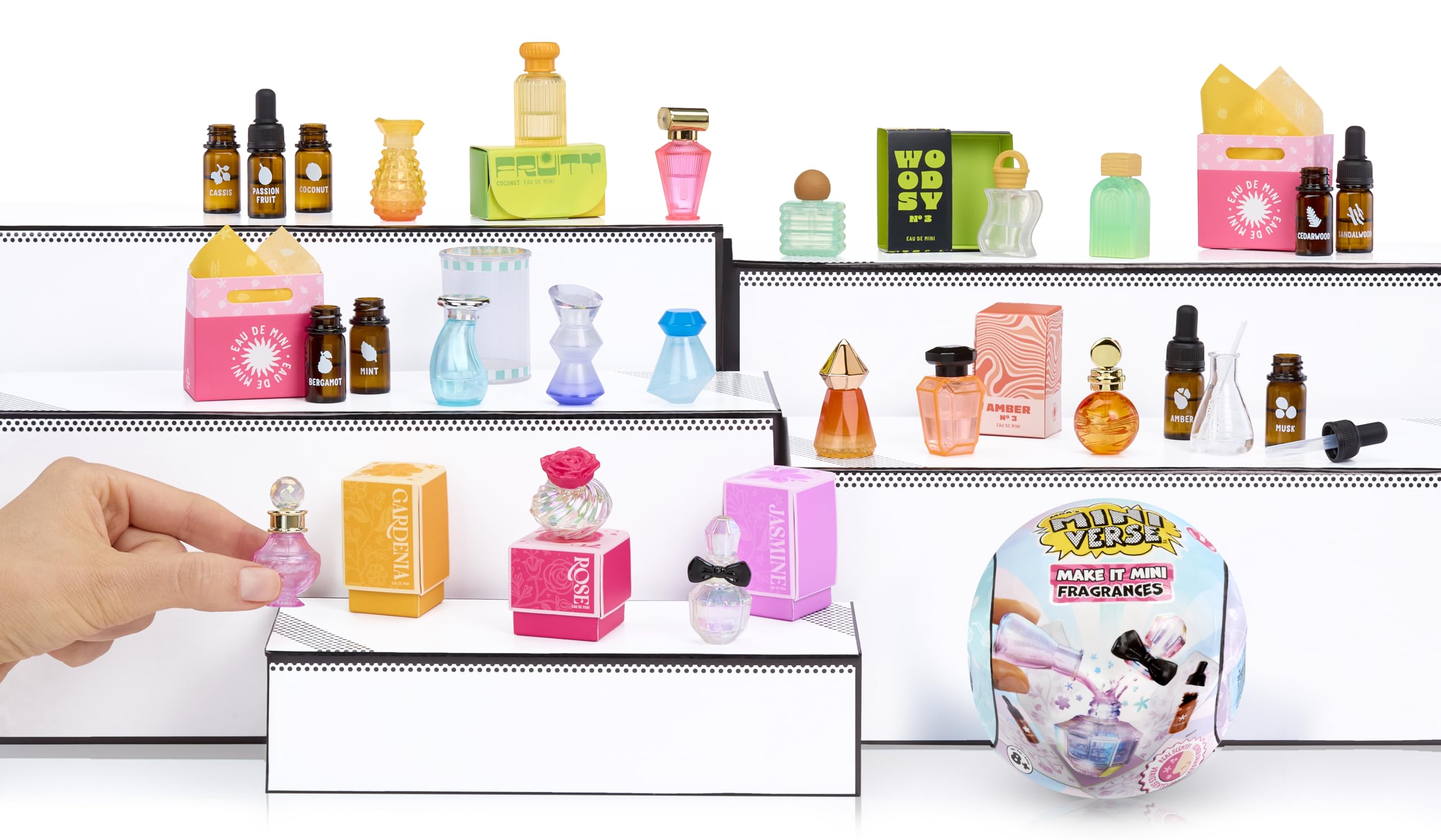 Step by step demonstration of mixing custom perfume formulas using the collector guide instructions.
