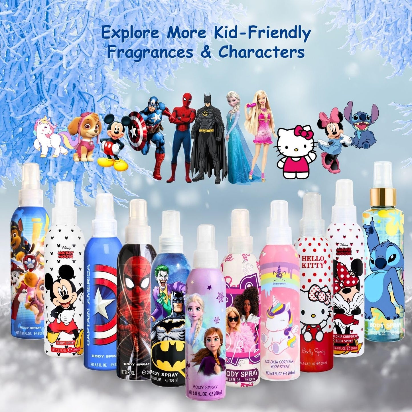 Premium imported Air-Val International Disney Frozen II children fragrance product display