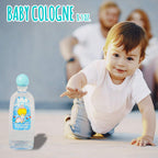Para Mi Bebe mild alcohol free blue baby cologne pack of three for gentle infant skincare