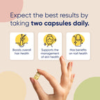 Moerie biotin and minerals supplement bottle angle view
