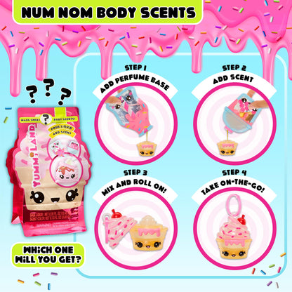 Yummiland Num Noms scented collectible character attached to a keychain