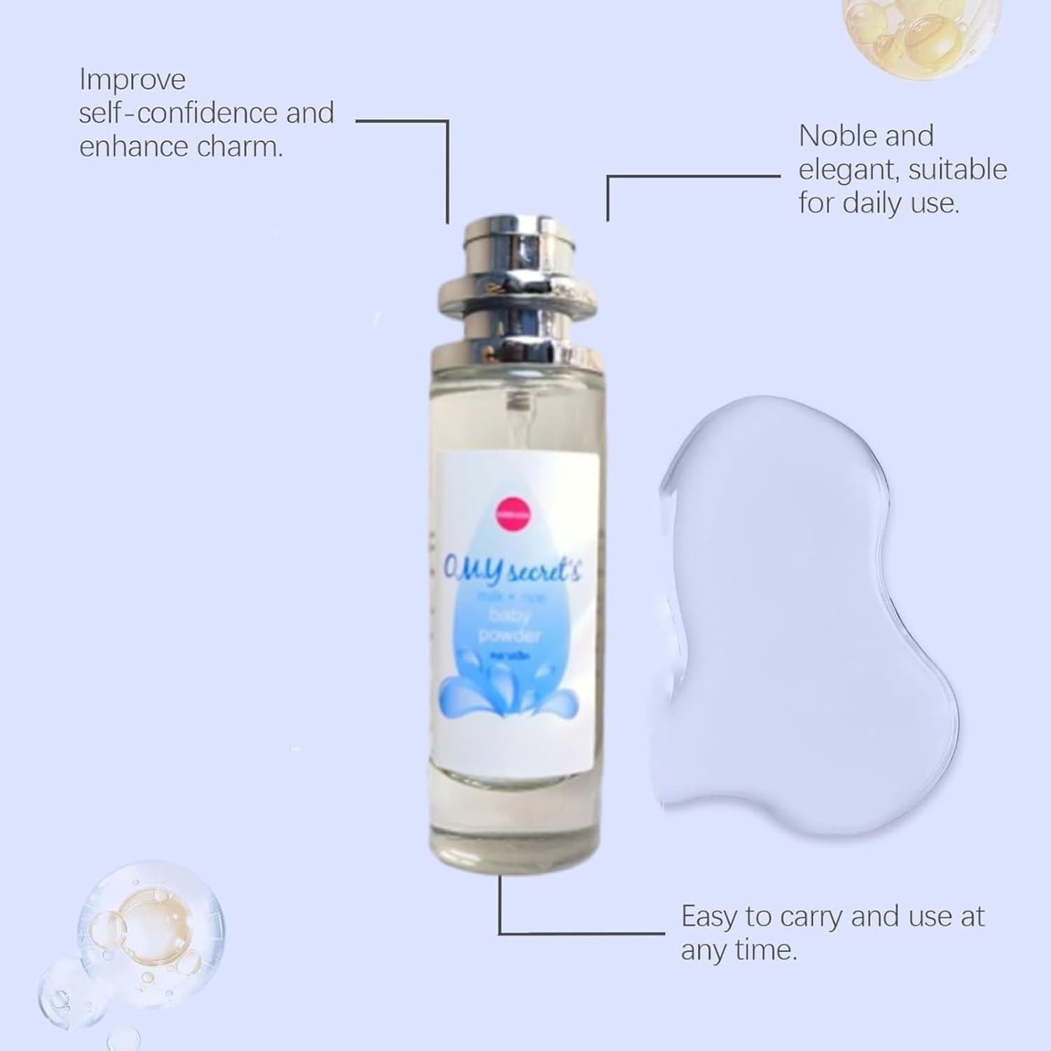 Ebyveen Floral Blossom Eau de Parfum application on wrist pulse point