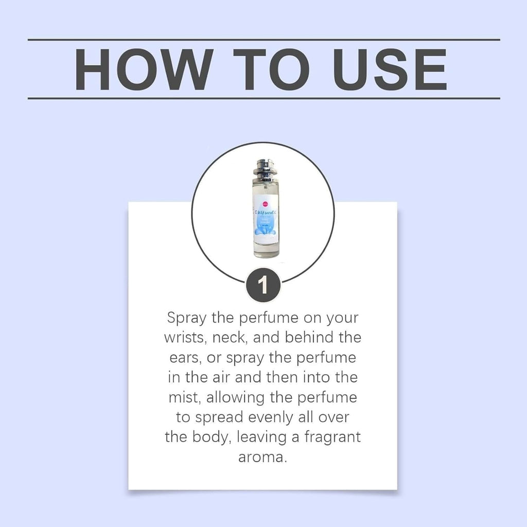 Travel friendly baby powder smell perfume for daily freshness