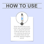 Travel friendly baby powder smell perfume for daily freshness