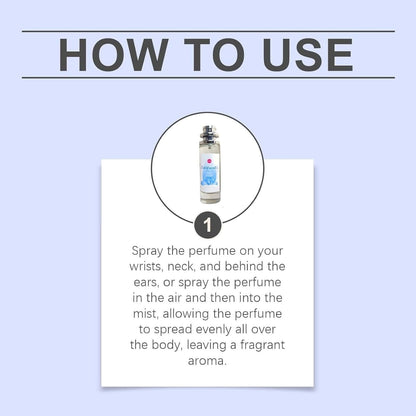 Travel friendly baby powder smell perfume for daily freshness