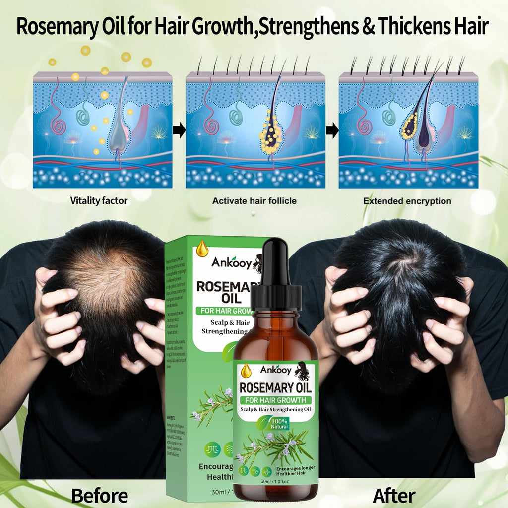 Ankooy Rosemary Oil serum liquid texture display