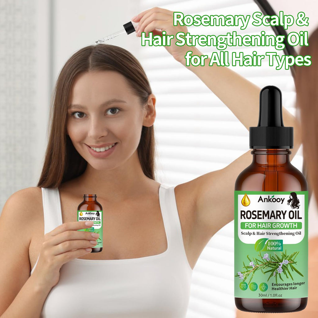 Ankooy Rosemary Oil back label ingredients view