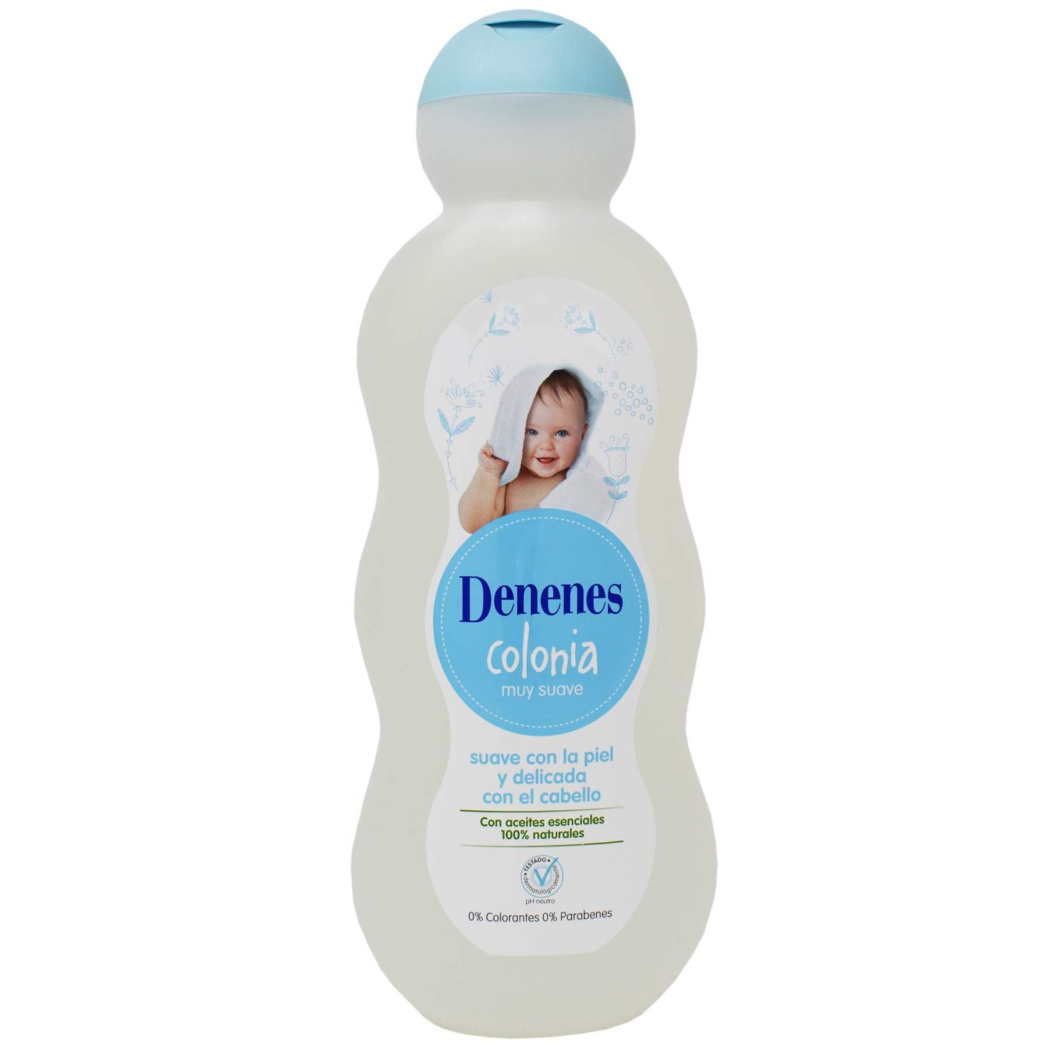 Denenes Baby Cologne twenty two ounce bottles showcasing the citrus and floral infant perfume