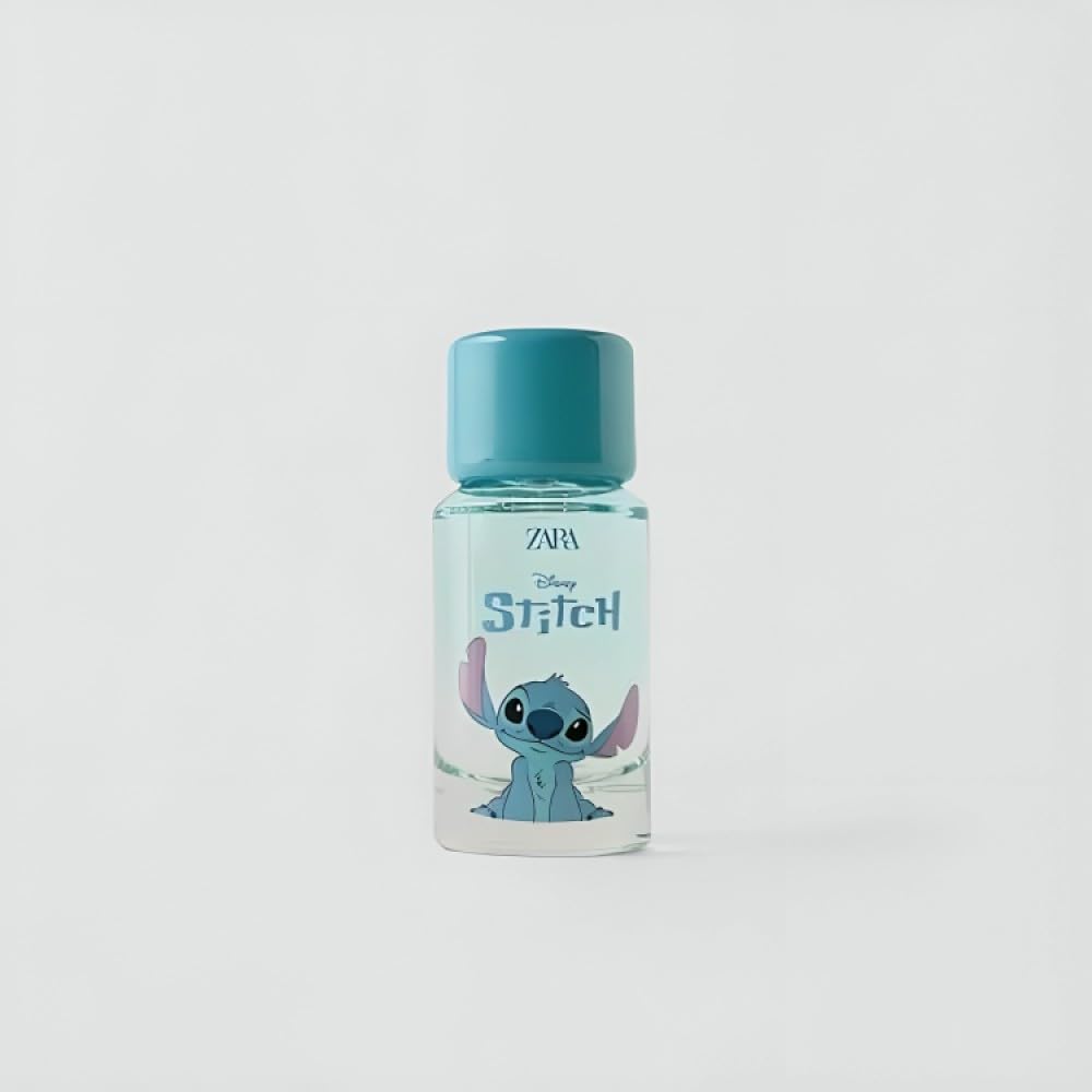 Imported Zara kids cologne inspired by Disney Stitch character showing the packaging design.