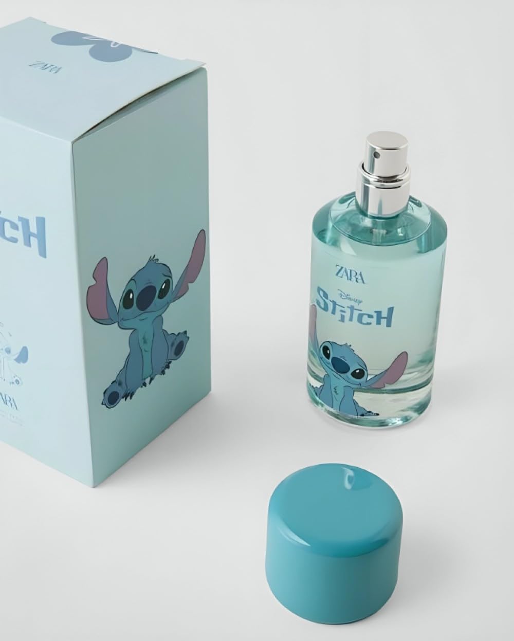 Zara Stitch Disney 1.70 Fluid Ounce fragrance bottle displayed beautifully.
