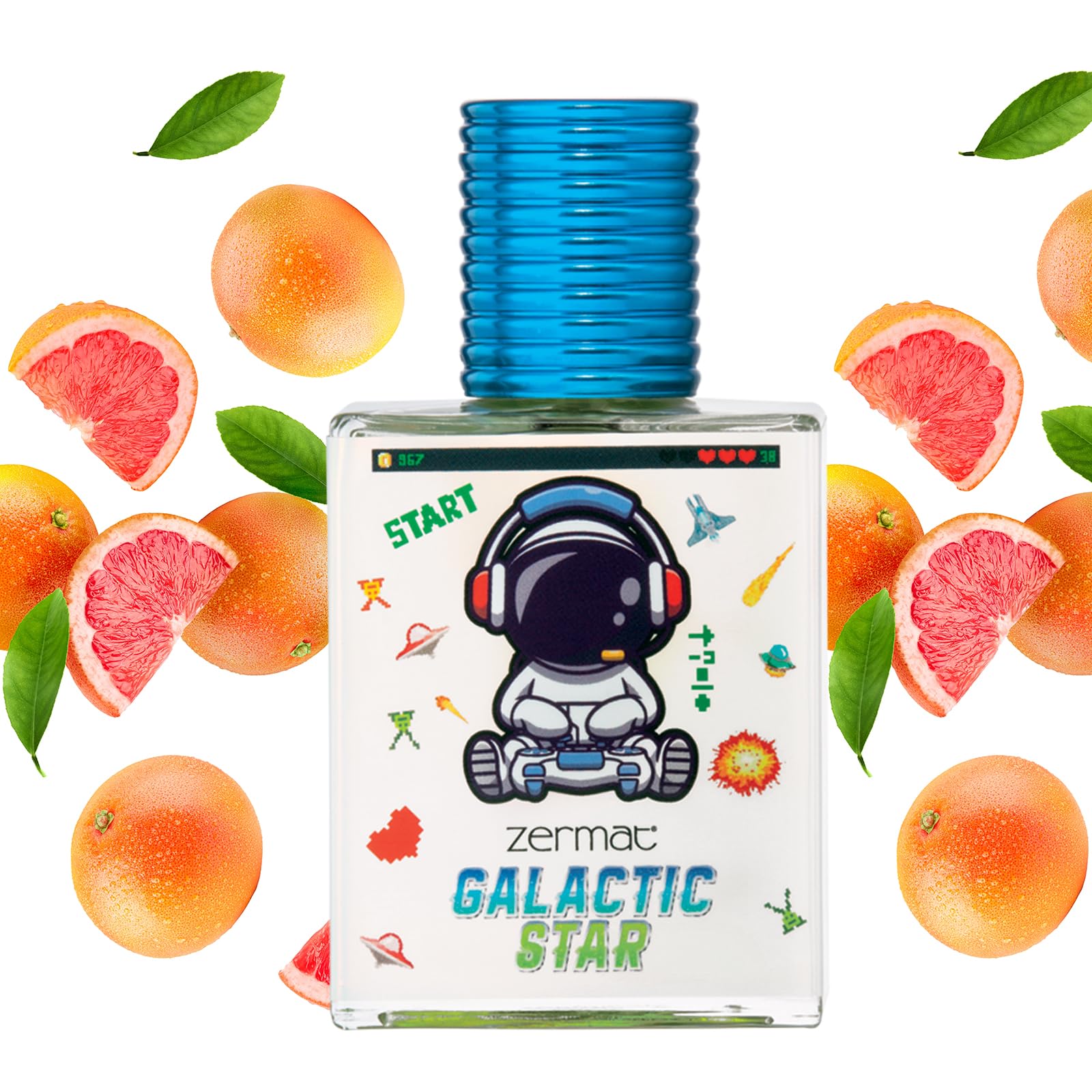 Zermat Galactic Star kids fragrance bottle displaying the 1.69 Fluid Ounces size on a clean background.