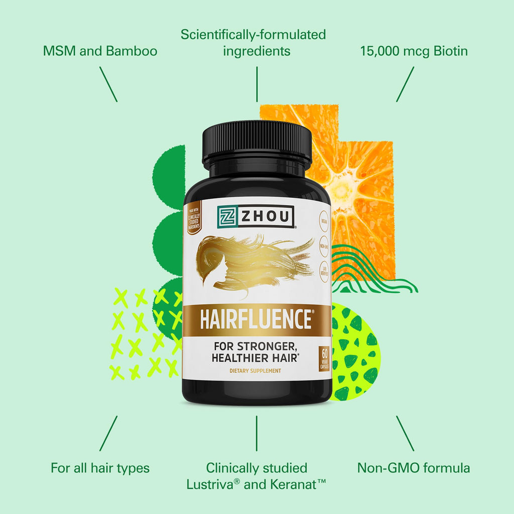 Close up of Zhou Nutrition vegetarian capsules arranged neatly next to bottle