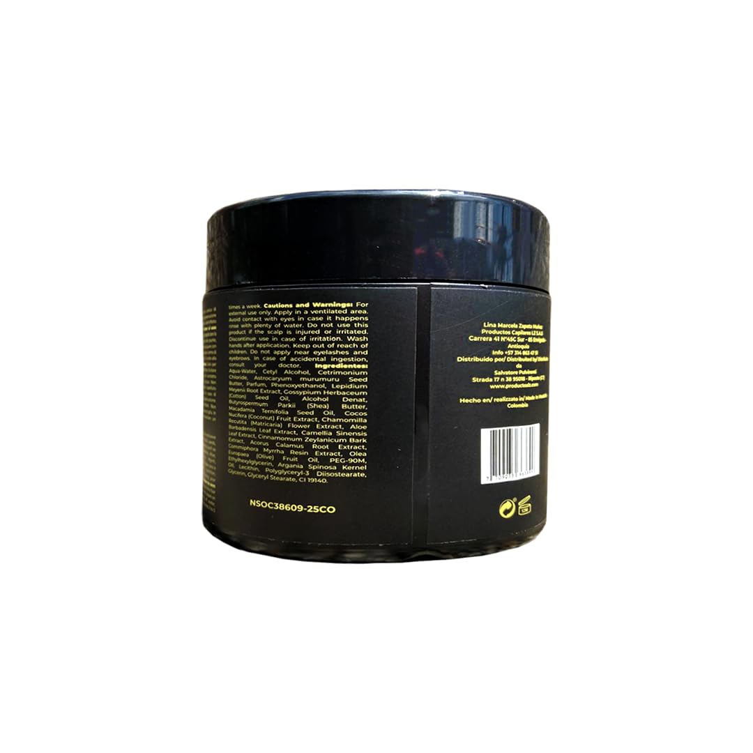 Lina Zapata LZ Maca hair mask packaging 400ml