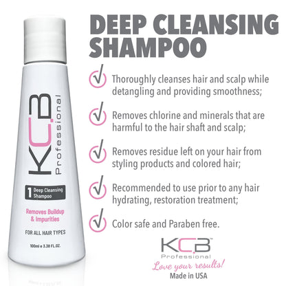KCB Professional Smooth System components for frizz control