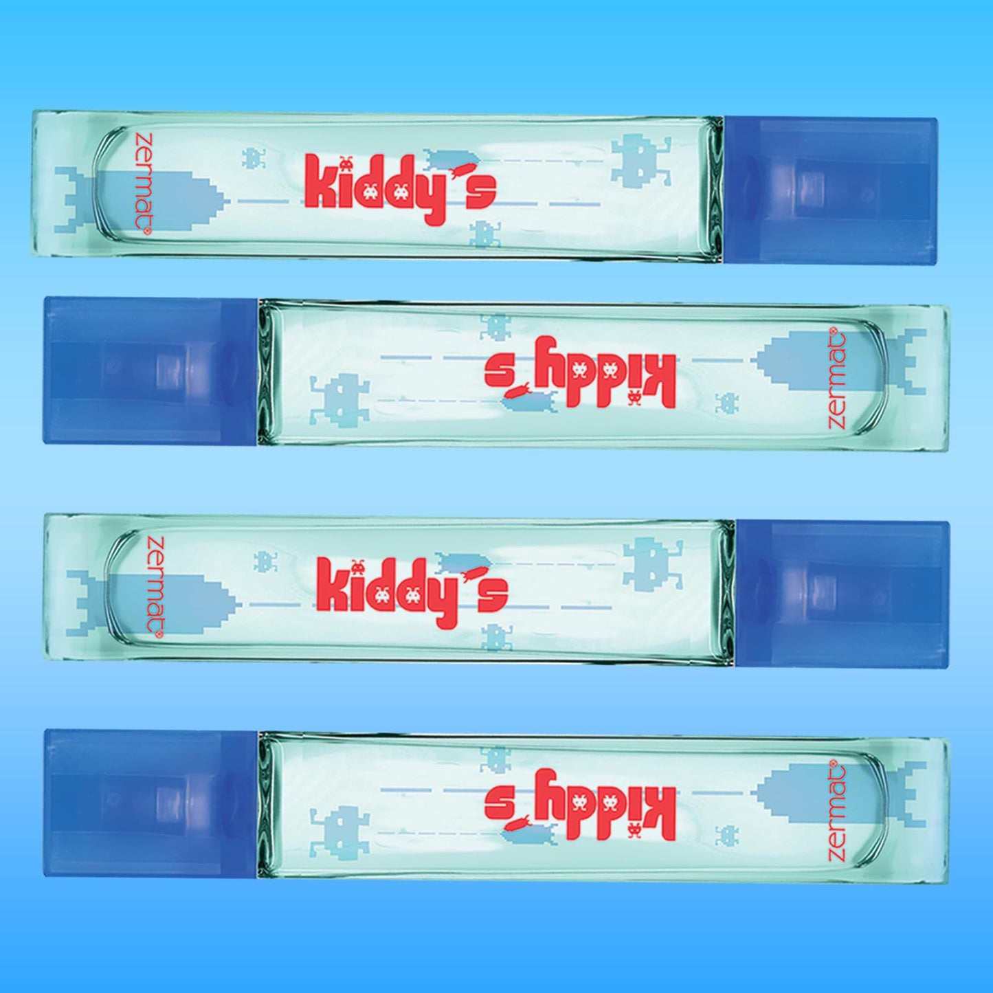Side angle of Zermat boys daily wear spray showing secure cap design