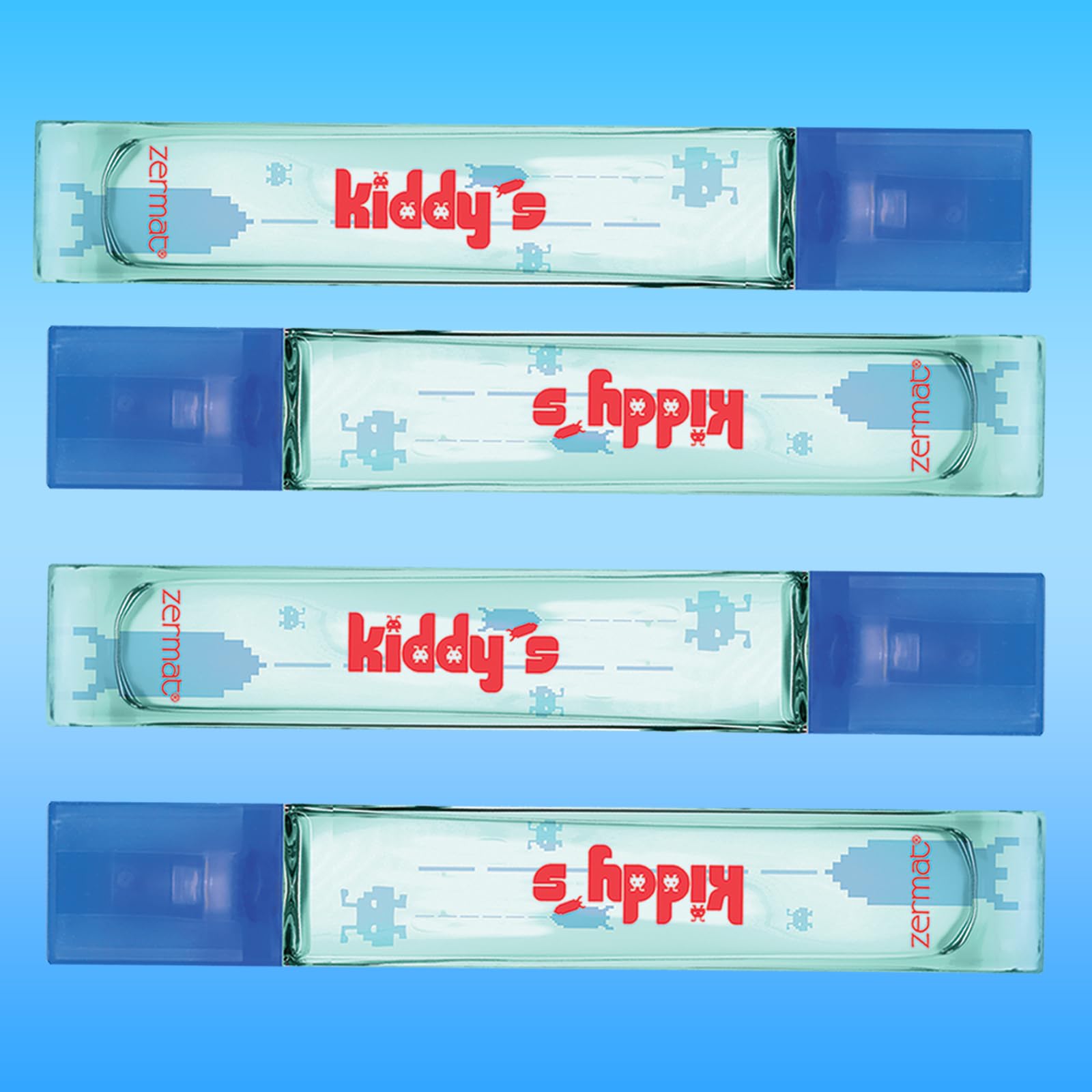 Side angle of Zermat boys daily wear spray showing secure cap design