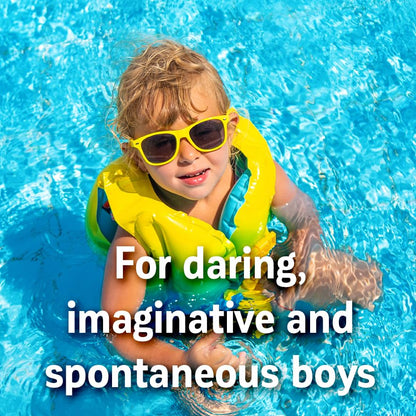 Zermat Kiddys collection fragrance showing playful graphic presentation for young boys