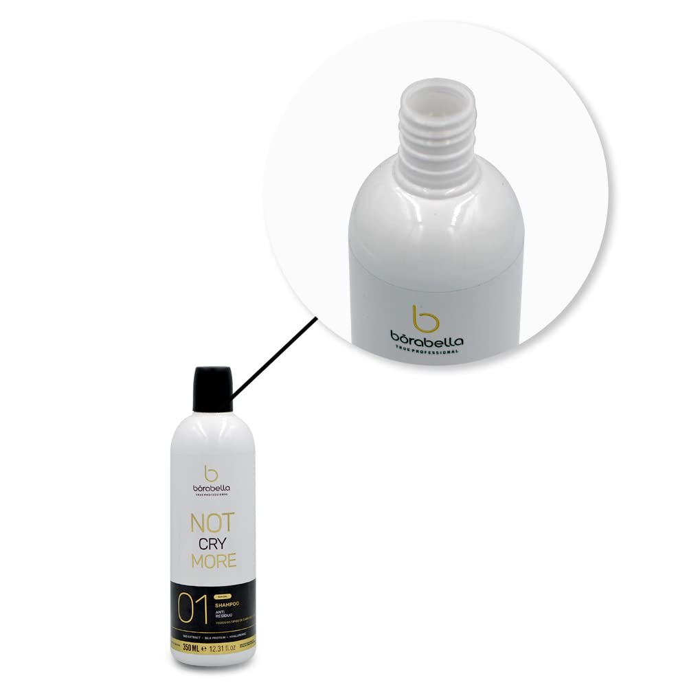 Close up of Borabella No More Cry 350 milliliter bottles